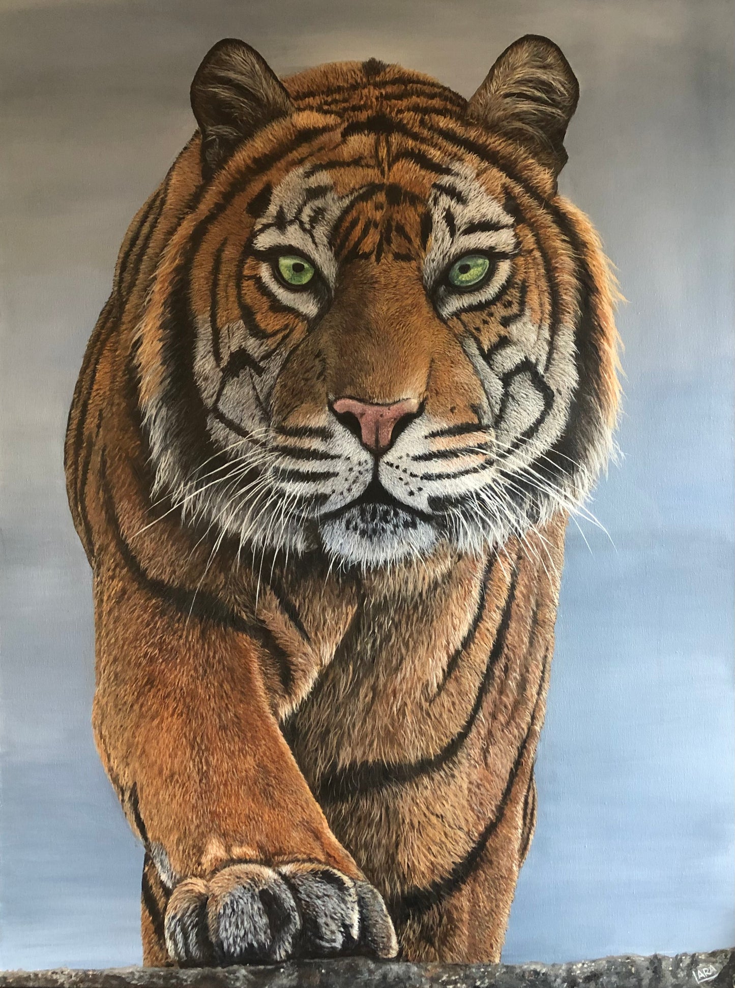 Courage - Original Acrylic Painting by Lara Simpson 30"x40" - Gallery Wrap